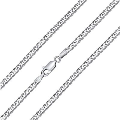 Silvego, Halsschmuck, MenÂ's silver chain Pancer TTT80GDN - Length: 55 cm, (Silber 925) Silvego, Halsschmuck, MenÂ's silver chain Pancer TTT80GDN - Length: 55 cm, (Silber 925)