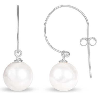 JVD, Ohrringe, Modern silver earrings with pearls SVLE0519XH20P00, (Silber) JVD, Ohrringe, Modern silver earrings with pearls SVLE0519XH20P00, (Silber)