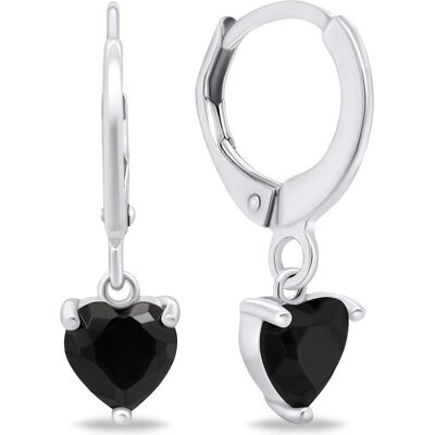 Brilio, Ohrringe, Silver - Silver hoop earrings Hearts EA654WBC, (Silber) Brilio, Ohrringe, Silver - Silver hoop earrings Hearts EA654WBC, (Silber)