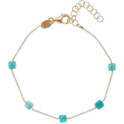 Alisia, Armschmuck, - Stylish gold-plated bracelet with amazonite AL2534.01.011 Alisia, Armschmuck, - Stylish gold-plated bracelet with amazonite AL2534.01.011