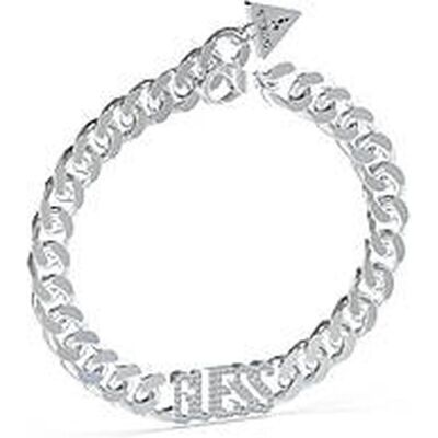 Guess Armschmuck, Arm Party JUBB04222JWRH timeless steel bracelet - Length: 21 cm, (21 cm, 925 Silber, Leder, Stahl) Guess Armschmuck, Arm Party JUBB04222JWRH timeless steel bracelet - Length: 21 cm, (21 cm, 925 Silber, Leder, Stahl)