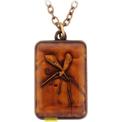 Fanattik, Halsschmuck, JURASSIC PARK - Collier Ambre Unisexe - Edition Limitée, (Resin, Rostfreier Stahl) Fanattik, Halsschmuck, JURASSIC PARK - Collier Ambre Unisexe - Edition Limitée, (Resin, Rostfreier Stahl)
