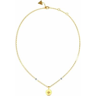 Guess Halsschmuck, Monete JUBN02201JWYGT/U modern gold plated necklace, (Edelstahl) Guess Halsschmuck, Monete JUBN02201JWYGT/U modern gold plated necklace, (Edelstahl)