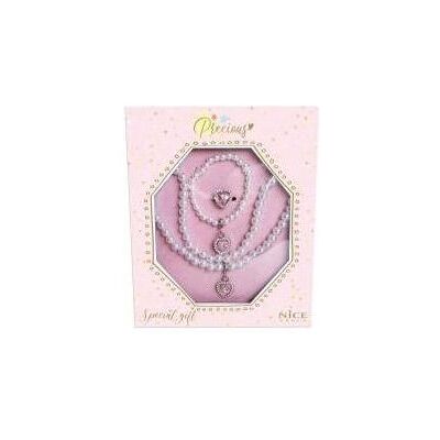 Nice Group, Schmuck Set, Schmuckset in rosa Geschenkbox, Rosa Nice Group, Schmuck Set, Schmuckset in rosa Geschenkbox, Rosa