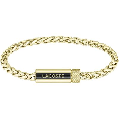 Lacoste, Armschmuck, Stylish gold-plated bracelet Spelt 2040338, (19 cm, Edelstahl) Lacoste, Armschmuck, Stylish gold-plated bracelet Spelt 2040338, (19 cm, Edelstahl)