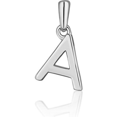 JVD, Kettenanhänger, Minimalist Silver Letter "A" Pendant SVLP0948XH2000A, (Silber) JVD, Kettenanhänger, Minimalist Silver Letter "A" Pendant SVLP0948XH2000A, (Silber)