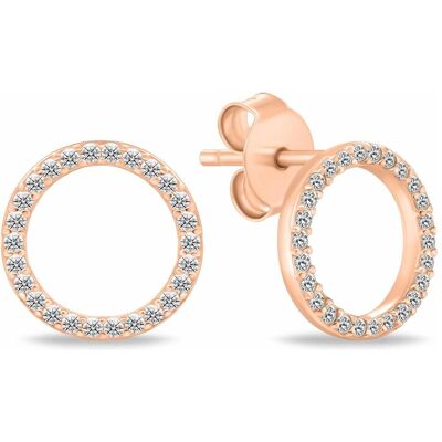 Brilio, Ohrringe, Silver - Elegant silver earrings with zircons EA1070W, (Silber) Brilio, Ohrringe, Silver - Elegant silver earrings with zircons EA1070W, (Silber)