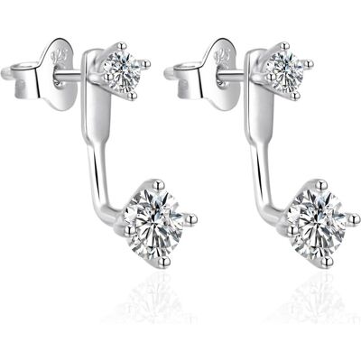 Agato, Ohrringe, - Fashion silver dangle earrings AGT-E054PW, (Silber) Agato, Ohrringe, - Fashion silver dangle earrings AGT-E054PW, (Silber)