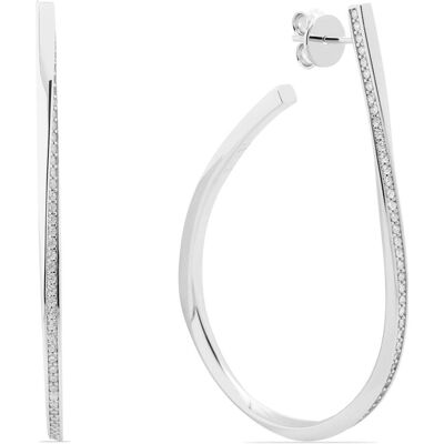 Jette, Ohrringe, Ohrhänger TWISTED, (925er Silber, Recycelt) Jette, Ohrringe, Ohrhänger TWISTED, (925er Silber, Recycelt)