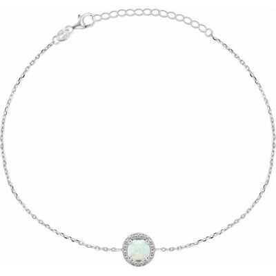Brilio, Armschmuck, Silver - Beautiful silver bracelet with synthetic opal BRC31W Brilio, Armschmuck, Silver - Beautiful silver bracelet with synthetic opal BRC31W