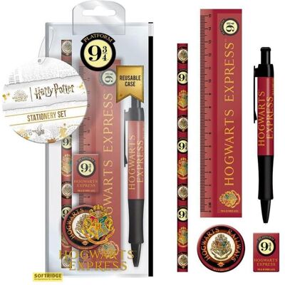 Pyramid Anstecknadel, Harry Potter set papeterie 5 pièces Voie 9¾, Mehrfarbig Pyramid Anstecknadel, Harry Potter set papeterie 5 pièces Voie 9¾, Mehrfarbig