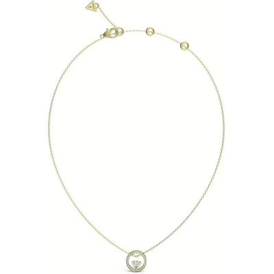 Guess Halsschmuck, - Elegant gold-plated necklace M'ama Non M'ama JUBN04665JWYGT/U, (Stahl) Guess Halsschmuck, - Elegant gold-plated necklace M'ama Non M'ama JUBN04665JWYGT/U, (Stahl)