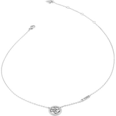 Guess Halsschmuck, Charm Life In 4G Steel Necklace JUBN02141JWRHT/U, (Edelstahl, 40.5 cm) Guess Halsschmuck, Charm Life In 4G Steel Necklace JUBN02141JWRHT/U, (Edelstahl, 40.5 cm)