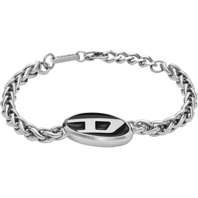 Diesel Armschmuck, Steel Armband, (18.50 cm, Edelstahl, Epoxy) Diesel Armschmuck, Steel Armband, (18.50 cm, Edelstahl, Epoxy)