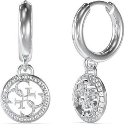 Guess Ohrringe, Decent Steel Earrings 4G Logo JUBE02135JWRHT/U, (Edelstahl) Guess Ohrringe, Decent Steel Earrings 4G Logo JUBE02135JWRHT/U, (Edelstahl)