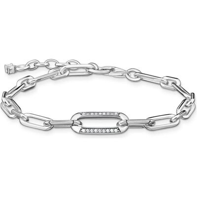 Thomas Sabo, Armschmuck, Armband Glieder Silber, (19 cm, 925er Silber) Thomas Sabo, Armschmuck, Armband Glieder Silber, (19 cm, 925er Silber)