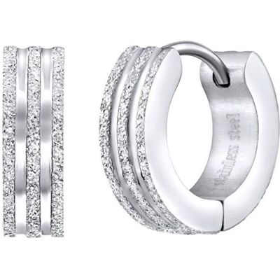 Silvego, Ohrringe, Original steel rings earrings KMM89672, (Edelstahl) Silvego, Ohrringe, Original steel rings earrings KMM89672, (Edelstahl)