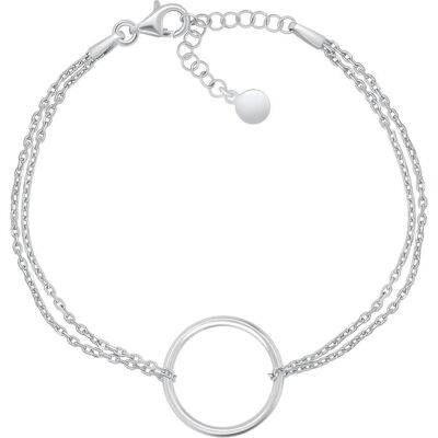 Brilio, Armschmuck, Silver - Stylish double bracelet made of silver BRC97W Brilio, Armschmuck, Silver - Stylish double bracelet made of silver BRC97W