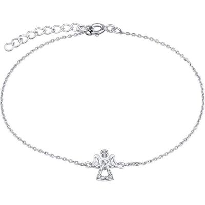 Silvego, Armschmuck, Fine silver angel bracelet with clear zircons MW2233B, (Silber) Silvego, Armschmuck, Fine silver angel bracelet with clear zircons MW2233B, (Silber)