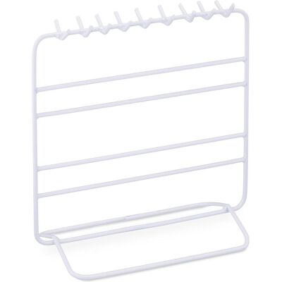 Relaxdays, Uhrenbox + Schmuckaufbewahrung, Schmuckständer Ketten, Weiss Relaxdays, Uhrenbox + Schmuckaufbewahrung, Schmuckständer Ketten, Weiss