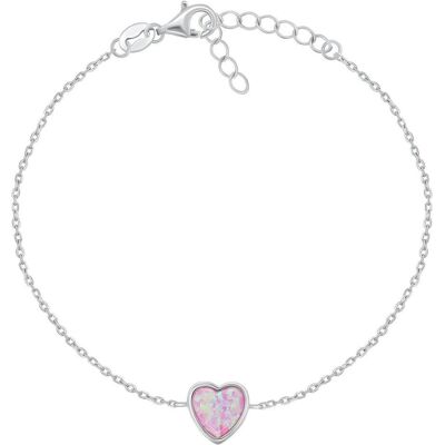 Brilio, Armschmuck, Silver - Minimalist silver bracelet Heart BRC123WP, (Silber) Brilio, Armschmuck, Silver - Minimalist silver bracelet Heart BRC123WP, (Silber)