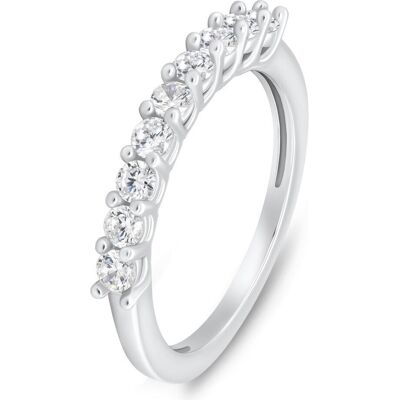 Brilio, Ring, Silver - Decent silver ring with clear zircons RI063Wa - Circuit: 50 mm, (50, 925 Silber) Brilio, Ring, Silver - Decent silver ring with clear zircons RI063Wa - Circuit: 50 mm, (50, 925 Silber)