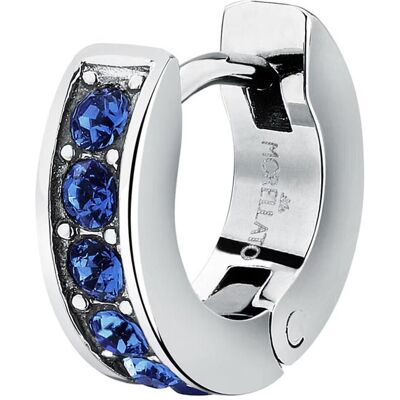 Morellato, Ohrringe, Motown Sals94 Steel Single Earring With Blue Crystals, (Stahl) Morellato, Ohrringe, Motown Sals94 Steel Single Earring With Blue Crystals, (Stahl)