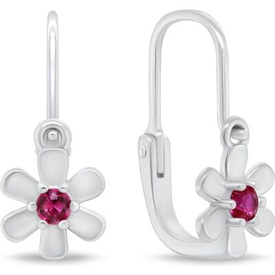 Brilio, Ohrringe, Silver - Design girlÂ's silver earrings Flowers EA194W, (Silber) Brilio, Ohrringe, Silver - Design girlÂ's silver earrings Flowers EA194W, (Silber)