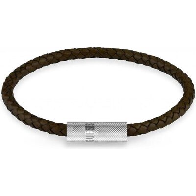 Guess Armschmuck, Blackjack Brown Leather Bracelet JUXB03238JWSTBW - Length: 20 cm, (20 cm, Echtleder, Stahl) Guess Armschmuck, Blackjack Brown Leather Bracelet JUXB03238JWSTBW - Length: 20 cm, (20 cm, Echtleder, Stahl)