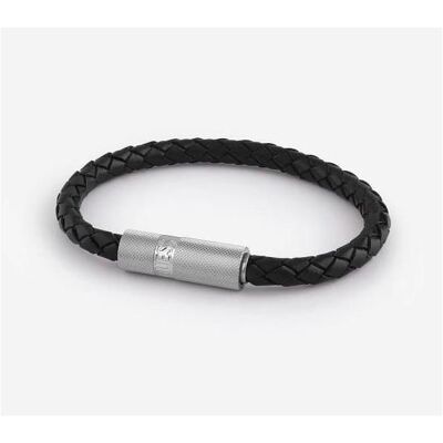 Guess Armschmuck, Blackjack Leather Bracelet JUXB03238JWSTBK - Length: 20 cm, (20 cm, Geflochtenes Leder, Stahl) Guess Armschmuck, Blackjack Leather Bracelet JUXB03238JWSTBK - Length: 20 cm, (20 cm, Geflochtenes Leder, Stahl)