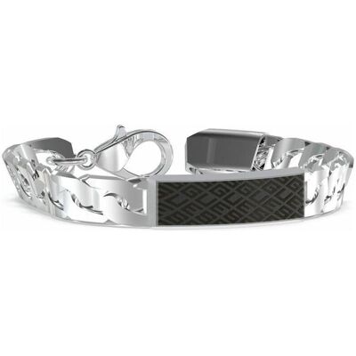 Guess Armschmuck, King's Road Heren Armband Staal - Zwart, (25 cm, Edelstahl) Guess Armschmuck, King's Road Heren Armband Staal - Zwart, (25 cm, Edelstahl)