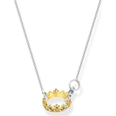 Thomas Sabo, Halsschmuck, Kette Krone gold, (925er Silber) Thomas Sabo, Halsschmuck, Kette Krone gold, (925er Silber)