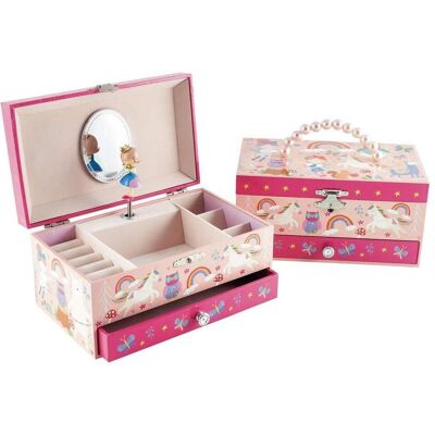 Rock, Uhrenbox + Schmuckaufbewahrung, FLOSS & Rainbow Woodland Jewellery Box - 39P3528, Mehrfarbig Rock, Uhrenbox + Schmuckaufbewahrung, FLOSS & Rainbow Woodland Jewellery Box - 39P3528, Mehrfarbig