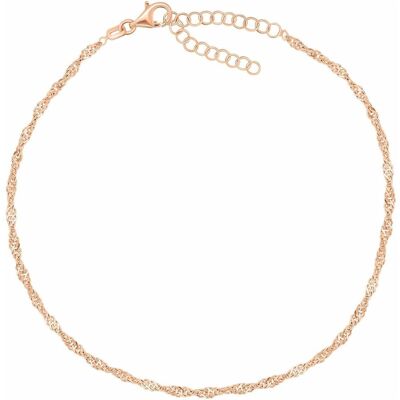 Brilio, Fussschmuck, Silver - Timeless gold-plated leg chain Lambada ANK102R, (925 Sterling Silber) Brilio, Fussschmuck, Silver - Timeless gold-plated leg chain Lambada ANK102R, (925 Sterling Silber)