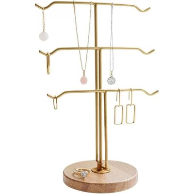 Hanah Home, Uhrenbox + Schmuckaufbewahrung, Fine Jewellery Stand Organizer, Bronze Hanah Home, Uhrenbox + Schmuckaufbewahrung, Fine Jewellery Stand Organizer, Bronze