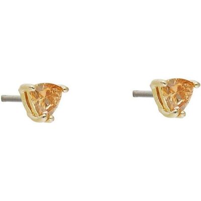 Swarovski, Ohrringe, Stilla Ohrstecker Trilliant Schliff Orange Gold, (Swarovski Metall) Swarovski, Ohrringe, Stilla Ohrstecker Trilliant Schliff Orange Gold, (Swarovski Metall)