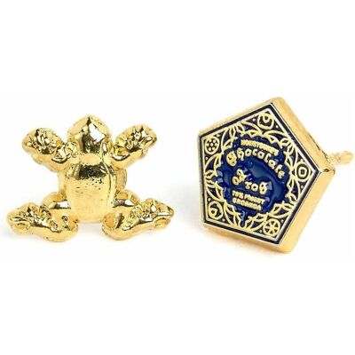 Carat, Ohrringe, HARRY POTTER - Boucles d'Oreilles - Grenouille en Chocolat & Boîte, (Zinklegierung) Carat, Ohrringe, HARRY POTTER - Boucles d'Oreilles - Grenouille en Chocolat & Boîte, (Zinklegierung)