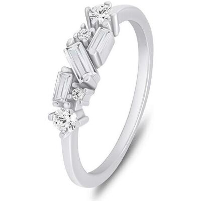 Brilio, Ring, Charmanter Silberring mit kubischem Zirkonia RI071W - Schaltung: 52 mm, (52, 925 Silber) Brilio, Ring, Charmanter Silberring mit kubischem Zirkonia RI071W - Schaltung: 52 mm, (52, 925 Silber)