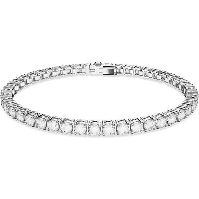 Swarovski, Armschmuck, Matrix Tennis Armband Rundschliff Weiss, (15.50 cm, Swarovski Metall) Swarovski, Armschmuck, Matrix Tennis Armband Rundschliff Weiss, (15.50 cm, Swarovski Metall)
