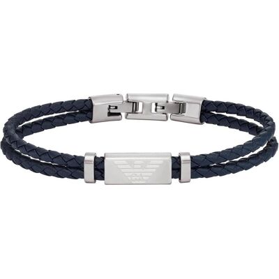 Giorgio Armani Emporio Armani, Armschmuck, Logo Story, (19.60 cm, Stainless Steel) Giorgio Armani Emporio Armani, Armschmuck, Logo Story, (19.60 cm, Stainless Steel)
