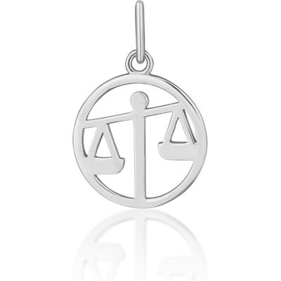 JVD, Kettenanhänger, Silver pendant sign Libra SVLP1080X6100VA, (Silber) JVD, Kettenanhänger, Silver pendant sign Libra SVLP1080X6100VA, (Silber)