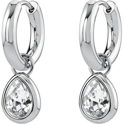 Brosway, Ohrringe, 2in1-Stahlohrringe mit Kristall Symphonia BYM215, (Edelstahl) Brosway, Ohrringe, 2in1-Stahlohrringe mit Kristall Symphonia BYM215, (Edelstahl)