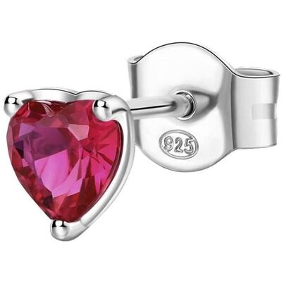 Brosway, Ohrringe, Silver single earrings Heart Fancy Magic Purple FMP92, (Silber) Brosway, Ohrringe, Silver single earrings Heart Fancy Magic Purple FMP92, (Silber)