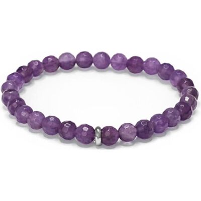 Beneto, Armschmuck, Amethyst bead bracelet MINK153/17, (Amethyst) Beneto, Armschmuck, Amethyst bead bracelet MINK153/17, (Amethyst)