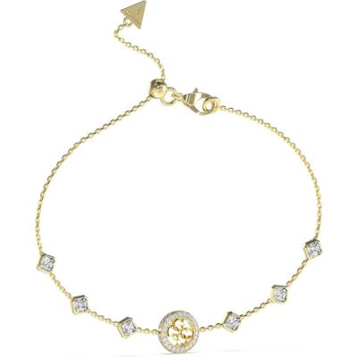 Guess Armschmuck, Charming Gold Plated 4G Crush Bracelet JUBB04156JWYGT/U, (20 cm) Guess Armschmuck, Charming Gold Plated 4G Crush Bracelet JUBB04156JWYGT/U, (20 cm)