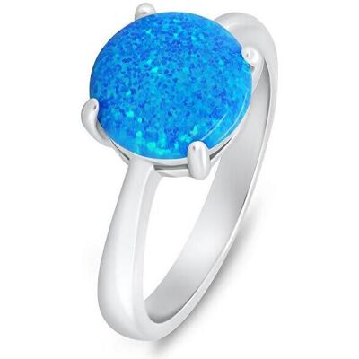 Brilio, Ring, Silver - Charming silver ring with opal RI105WB - Circuit: 50 mm, (50, 925 Silber) Brilio, Ring, Silver - Charming silver ring with opal RI105WB - Circuit: 50 mm, (50, 925 Silber)