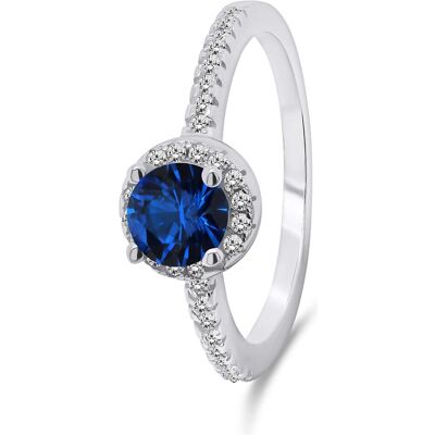 Brilio, Ring, Silver - Charming silver ring with zircons RI054WB - Circuit: 58 mm, (58, 925 Silber) Brilio, Ring, Silver - Charming silver ring with zircons RI054WB - Circuit: 58 mm, (58, 925 Silber)
