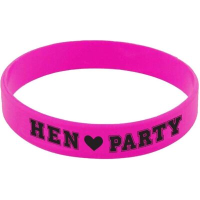Amscan Ladies Night Hen Party Gummi Armaband Pink (6 Stk.) Amscan Ladies Night Hen Party Gummi Armaband Pink (6 Stk.)