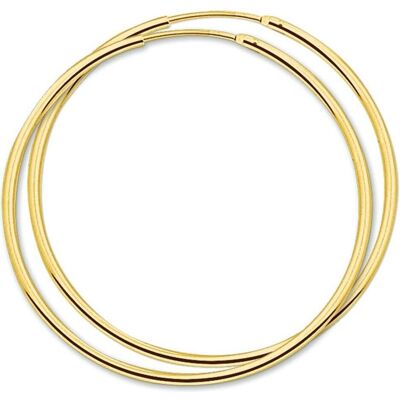 Marie, Ohrringe, Celeste Oorringen Roundrohr - 45 mm - Gold Marie, Ohrringe, Celeste Oorringen Roundrohr - 45 mm - Gold