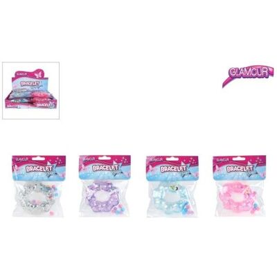Armschmuck, Glamour Zucker Armband, (13 cm, Plastik) Armschmuck, Glamour Zucker Armband, (13 cm, Plastik)